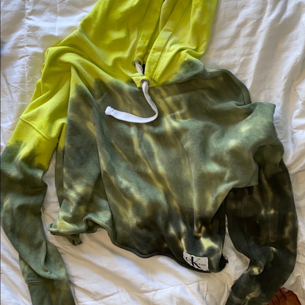 Tie dye Calvin Klein sweatshirt